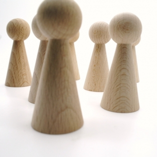 Wooden pawn - ca. 30,3x70 mm